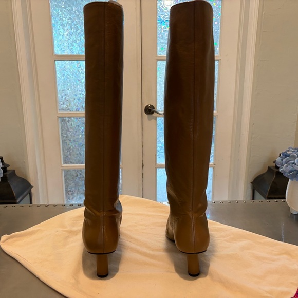 Tory Burch Elegant Tubo Knee Boots in Granola - Picture 2 of 6